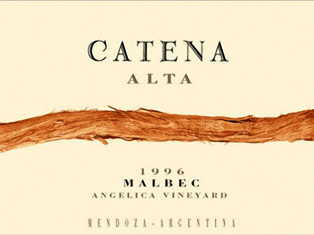 Катена Альта Мальбек этикетка вина