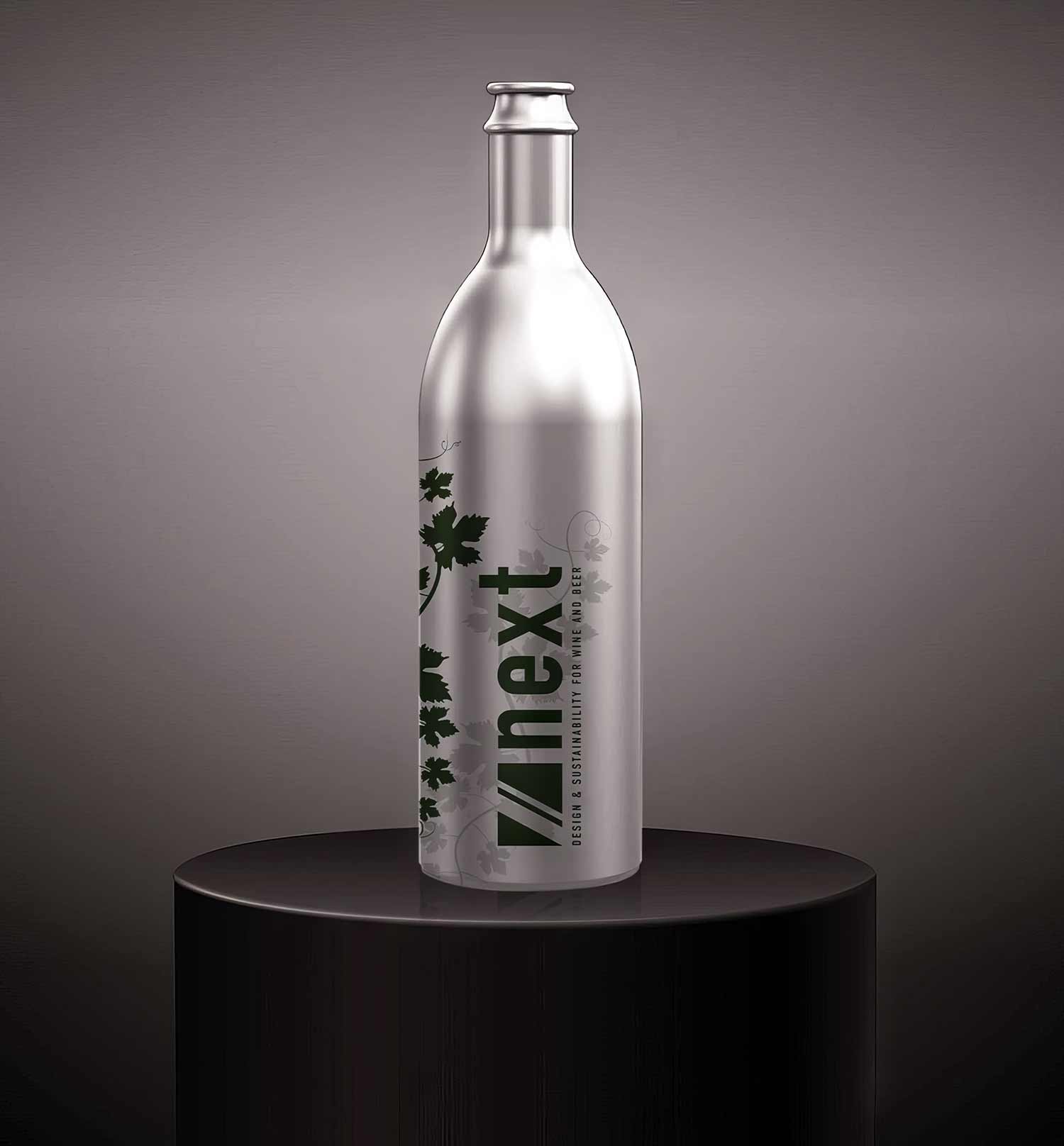 Новая экологичная бутылка для вина