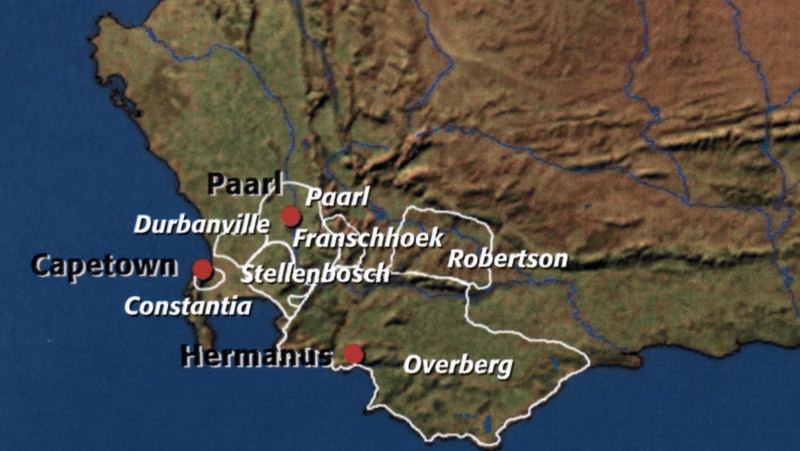 Винодельческие регионы ЮАР
